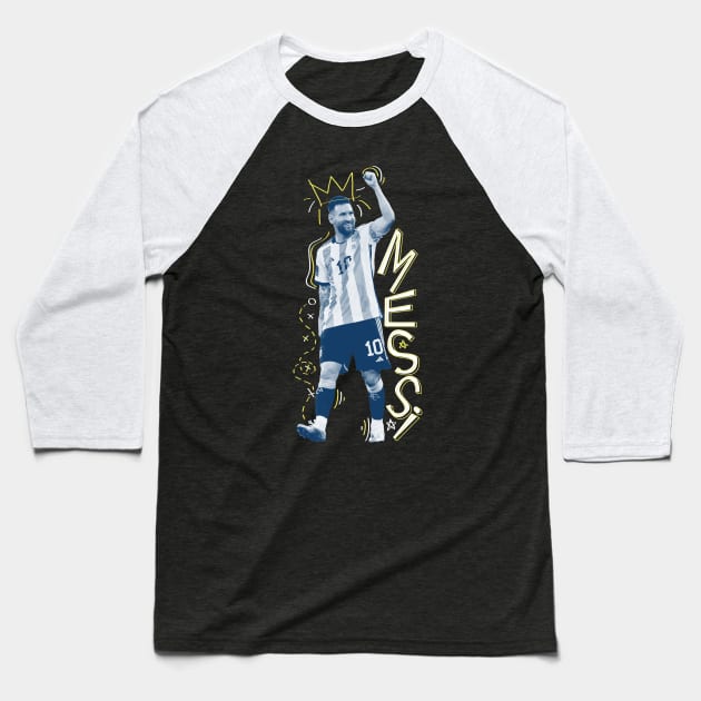 MESSI Baseball T-Shirt by teeteet